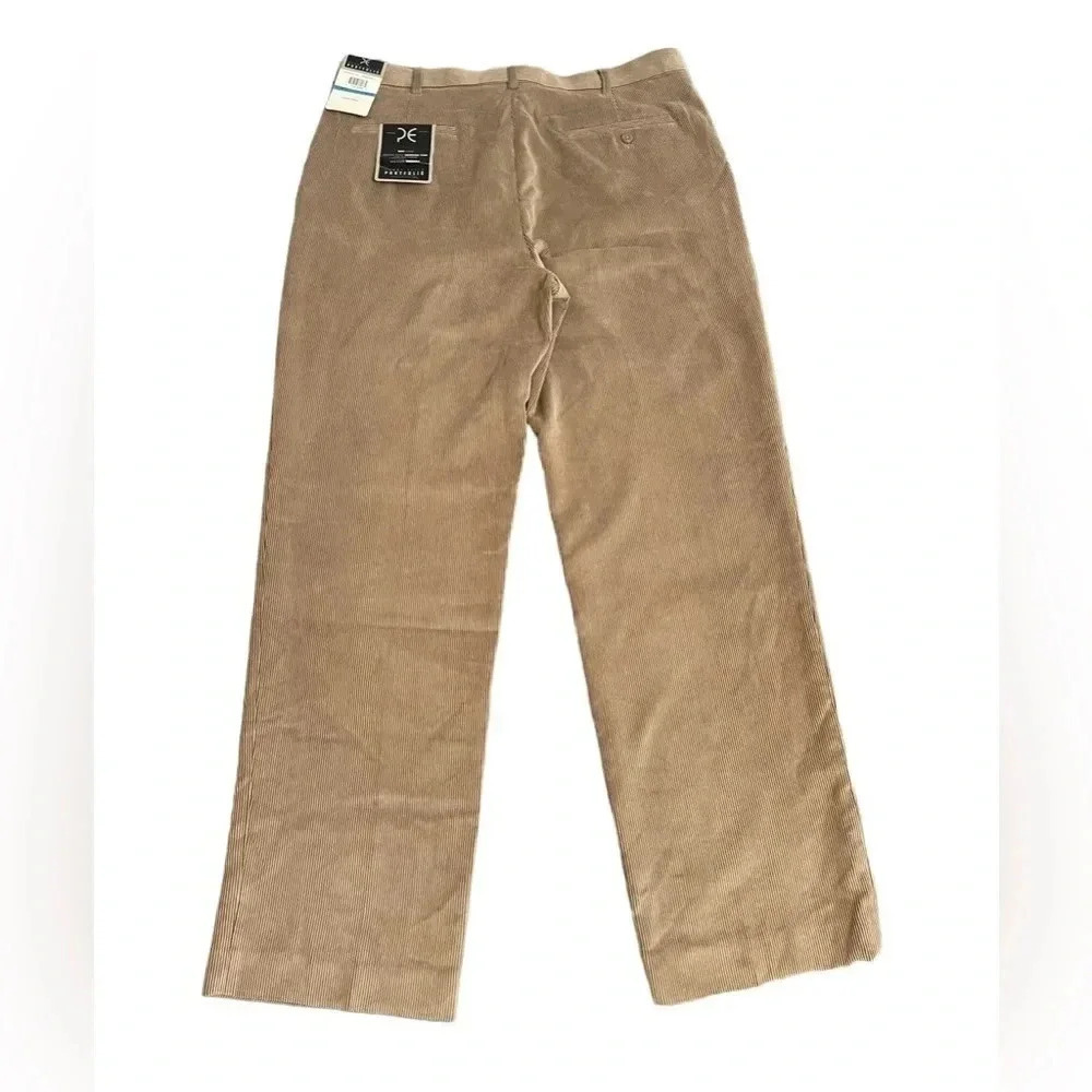 Perry Ellis Portfolio Easy Care Flat Front Corduroy Dress Pants Men’s 36”Wx32”L